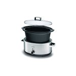 طباخ كينوود 6.5 لتر من الستانلس ستيل 300 واط SCM70-000SS SLOW COOKER