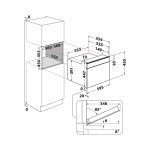 فرن ميكرويف اريستون غاطس 40 لتر MP776IX - الصورة 5