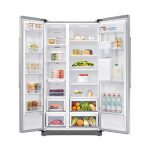 ثلّاجة سامسونج side by side بتقنية العاكس الرقمي 554 لتر RS52N3303SALSG - الصورة 2