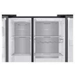 ⁦ثلاجة سامسونج سايد باي سايد أسود 617 لتر RS68N8220B1/MA⁩ - الصورة ⁦3⁩