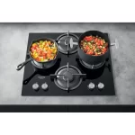 ⁦مسطح ارستون 60 سم ستيل AGS61S/BK⁩ - الصورة ⁦4⁩