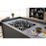 ⁦مسطح ارستون 60 سم ستيل AGS61S/BK⁩ - الصورة ⁦7⁩