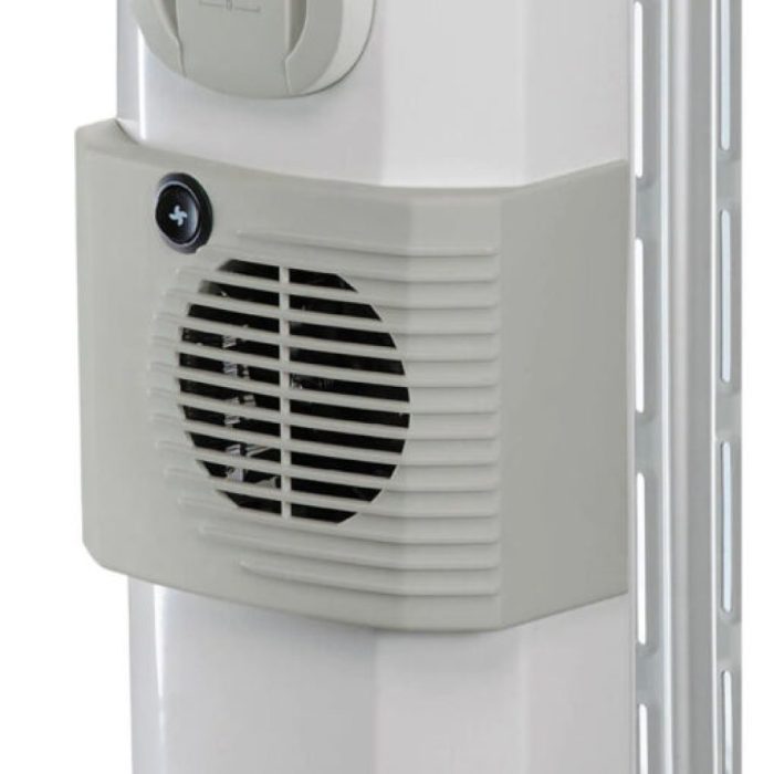 ⁦دفاية زيتية ديلونجي 3000 واط 12 ريشة + مروحة DL KH771230V⁩ - الصورة ⁦3⁩