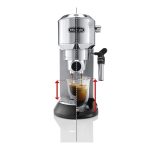 ⁦ماكينة قهوة ديلونجي DL EC685.M Dedica Style Pump Espresso Silver⁩ - الصورة ⁦5⁩