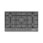 مسطح فافورايت built in اسود زجاج 90 سم 5 شعلات FV-90BLGL