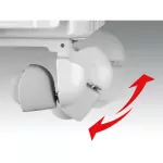 ⁦دفاية زيتية ديلونجي 12 ريشة 2500 واط  ابيض DLV551225 VENTO  ⁩ - الصورة ⁦3⁩