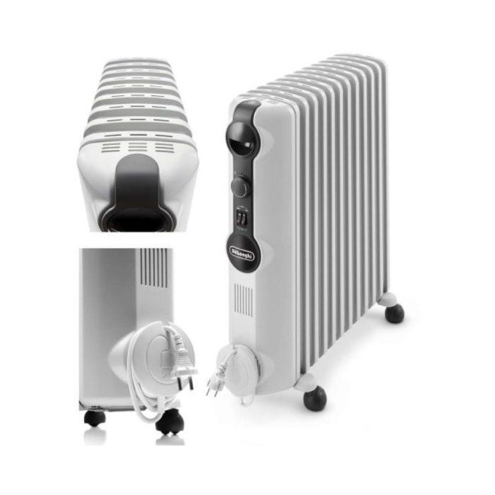 ⁦دفاية زيت ديلونجي 12 ريشة 2500 واط TRRS1225⁩ - الصورة ⁦2⁩