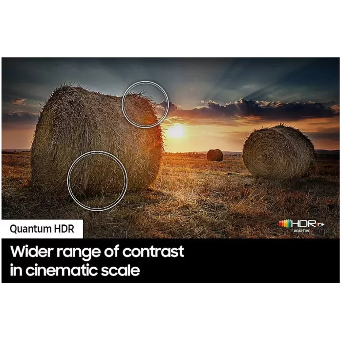 ⁦شاشة سامسونج 65 بوصة QA65Q60CAUXMV QLED 4K Smart⁩ - الصورة ⁦3⁩