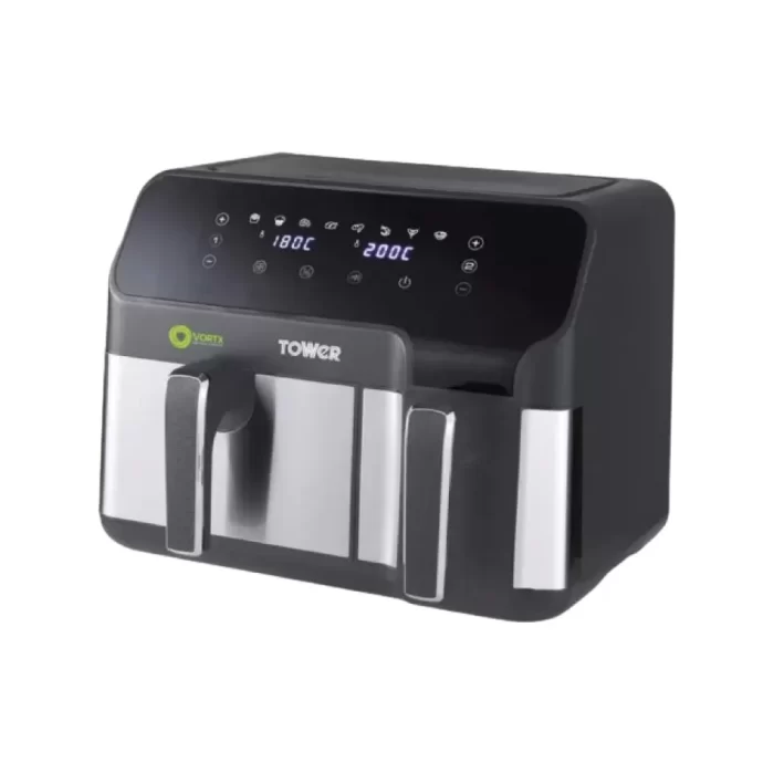 ⁦قلاية هوائية تاور فورتكس سلة مزدوجة 5.2 لتر و 3.3 لتر 1700 واط T17099⁩ - الصورة ⁦3⁩