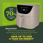 ⁦قلاية هوائية تاور 6 لتر 1700 واط T17127MSH⁩ - الصورة ⁦8⁩